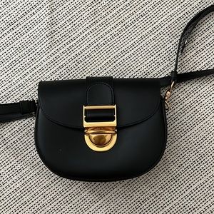 Charles & Keith Black Crossbody Bag